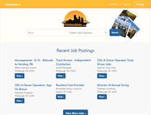 Tablet Screenshot of pittsburghjobs.com